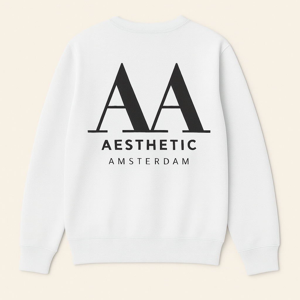 Aesthetic Amsterdam Sweater – White