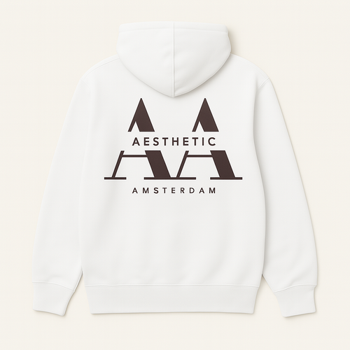 Aesthetic Amsterdam Hoodie – White