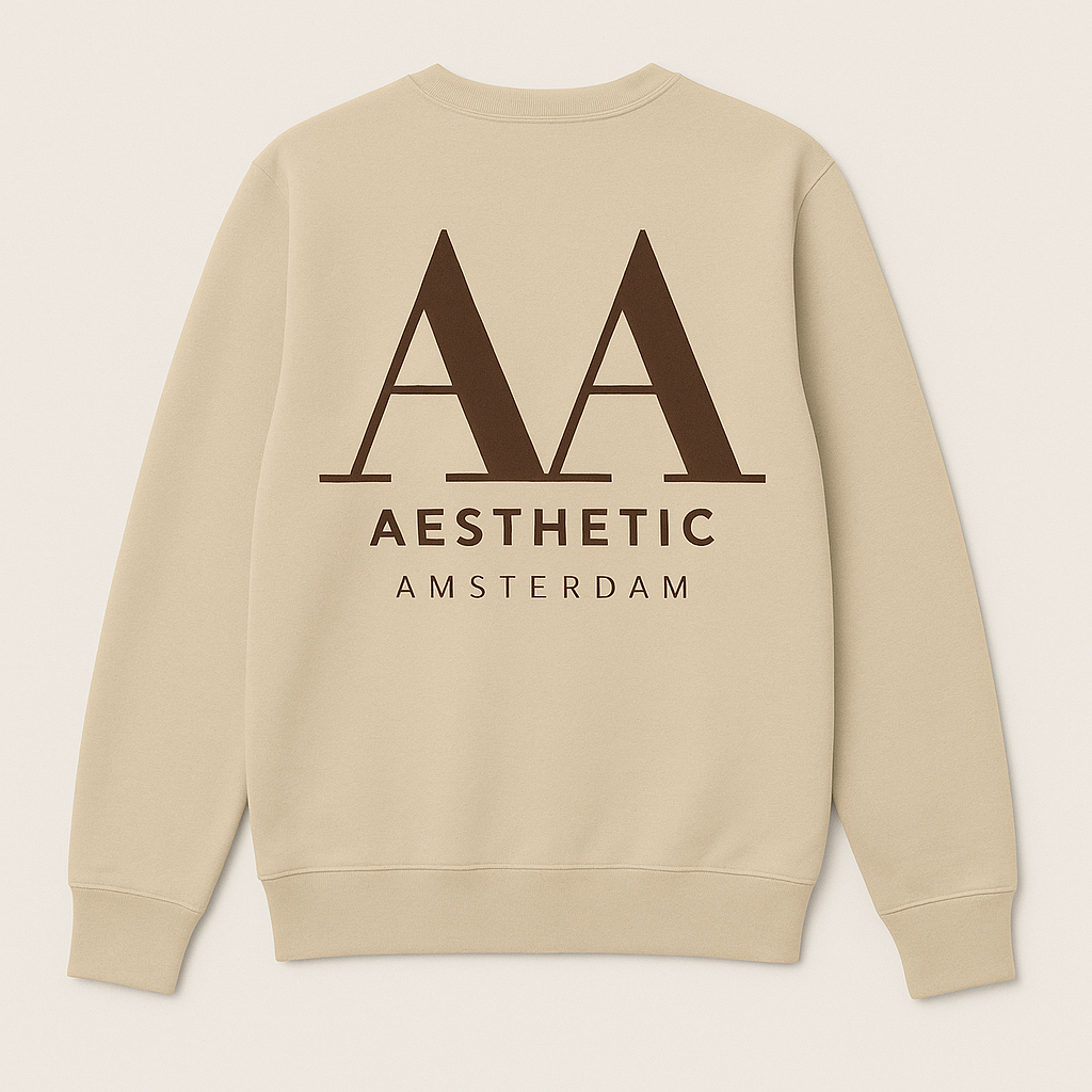 Aesthetic Amsterdam Sweater – Beige