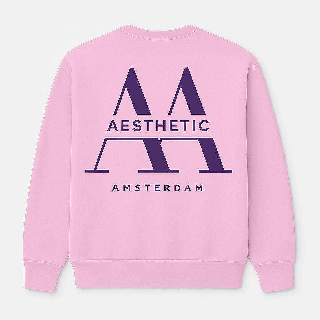 Aesthetic Amsterdam Sweater – Pastelpink