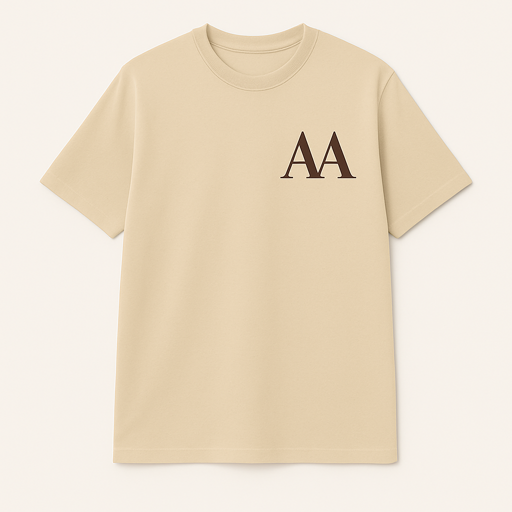 Aesthetic Amsterdam Oversized T-Shirt – Beige