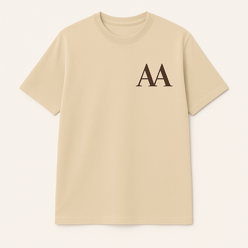 Aesthetic Amsterdam Oversized T-Shirt – Beige