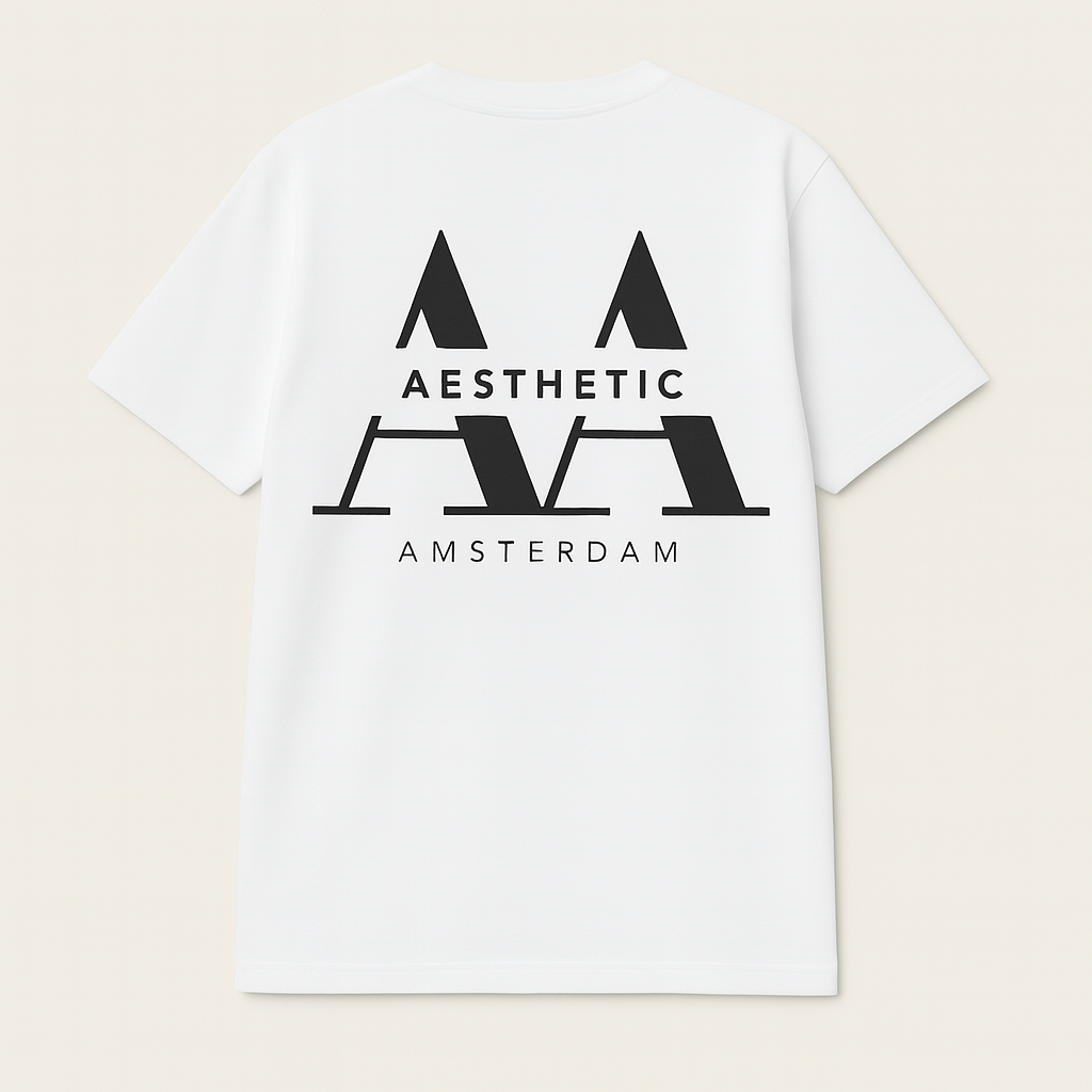 Aesthetic Amsterdam Oversized T-Shirt – White