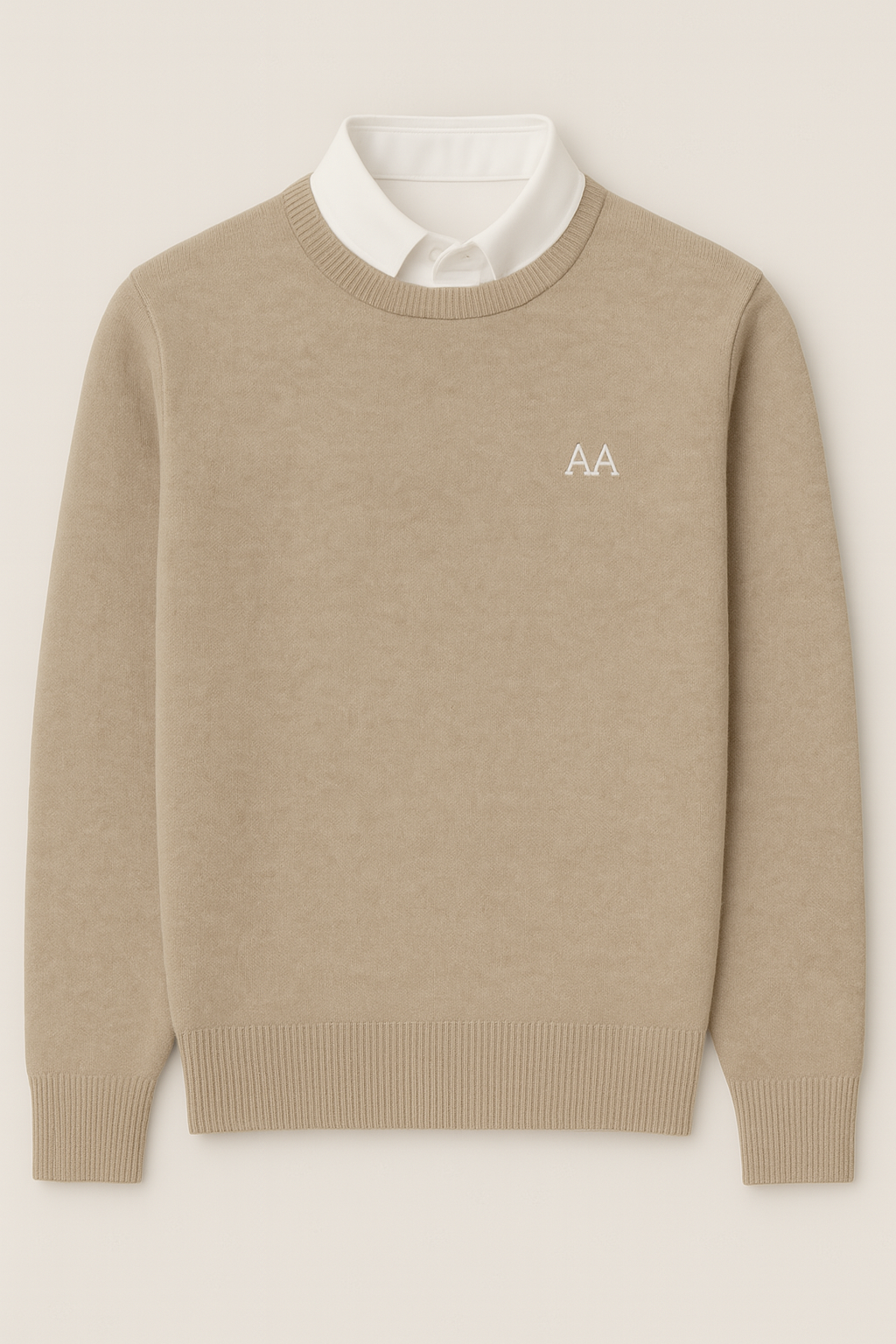 The Highland Wool Sweater - Beige