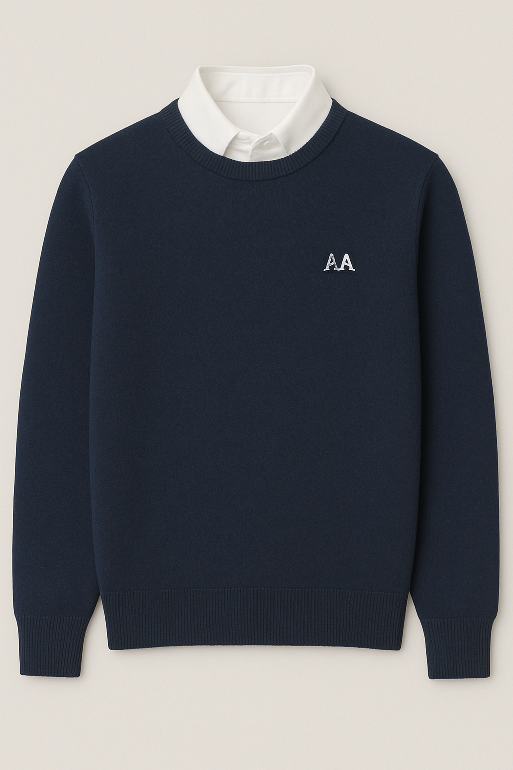 The Highland Wool Sweater - Dark Blue